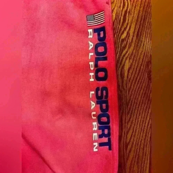 POLO RALPH LAUREN SPORT - PINK SWEATPANTS. SIZE LARGE - Picture 5 of 10